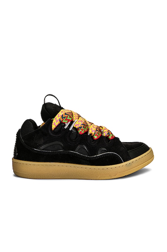 Lanvin Curb Sneakers in Watermelon | FWRD