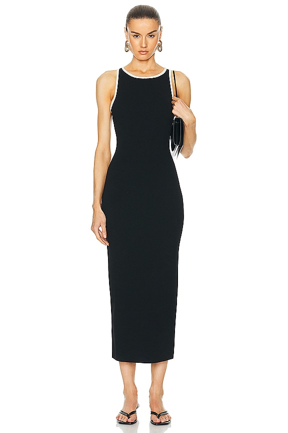 ワンピース Loulou Studio DRESS (RAYNA BLACK) Loulou Studio Rayna Backless Dress in Black – Hampden Clothing