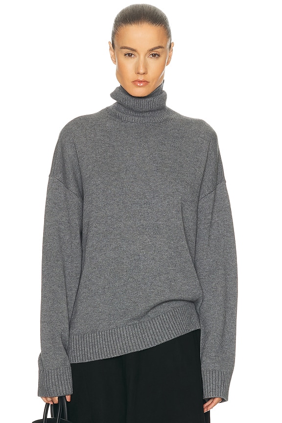 Rick Owens Fisherman Tabard Sweater in Dust | FWRD