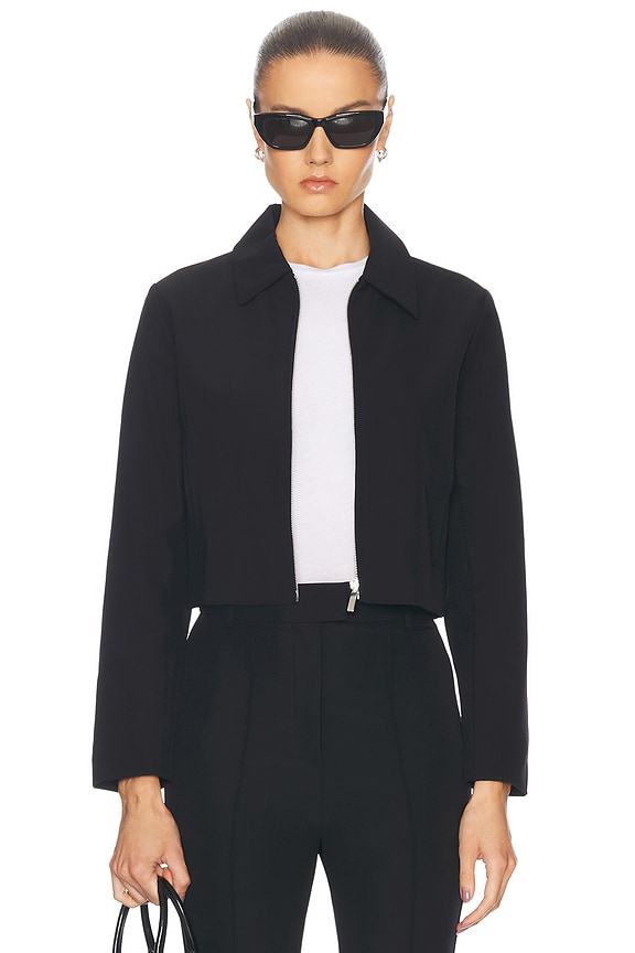 Dion Lee Suspended Lace Bustier Jacket in Black | FWRD