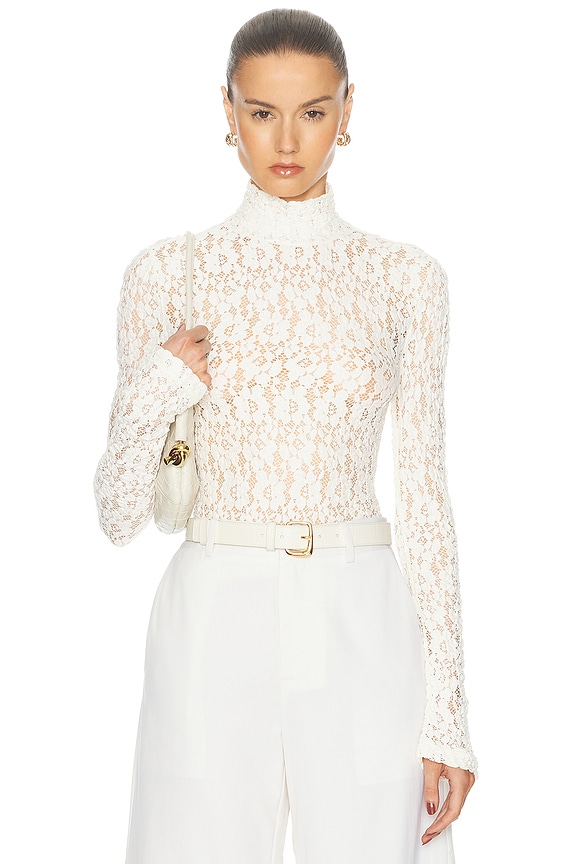 Zimmermann Postcard Floral Blouson Shirt in Ivory | FWRD