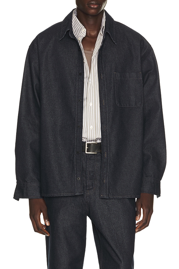Homme Plisse Issey Miyake Pleated Trucker in Black | FWRD