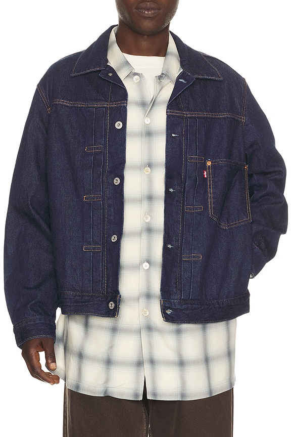 Gosha Rubchinskiy x Levi's Patchwork Jacket in Blue | FWRD