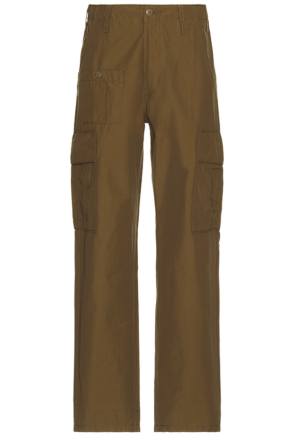 Beams Plus Mil 6 Pockets 80/3 Rip Stop Pant in Olive | FWRD