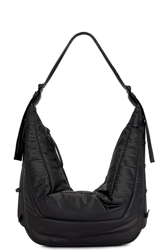 Lemaire Small Croissant Bag in Black | FWRD