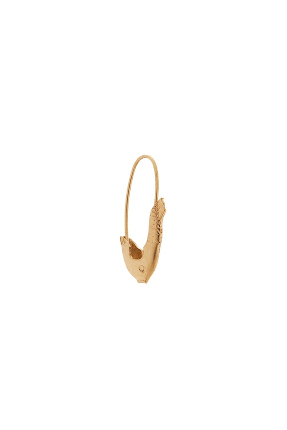 Acne Studios Spike Earrings in Antique Silver | FWRD