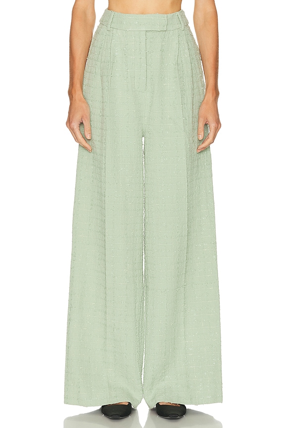 BALMAIN Off Shoulders Flare Crepe Jumpsuit in Noir | FWRD