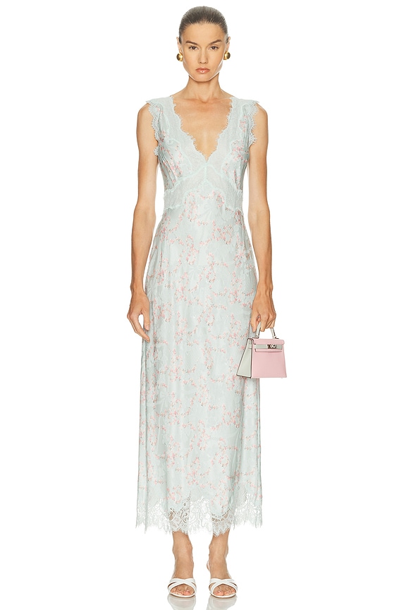 Jil Sander Pom Pom Open Stich Dress in Cream | FWRD