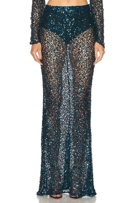 Dolce & Gabbana Lace Skirt in Nero | FWRD