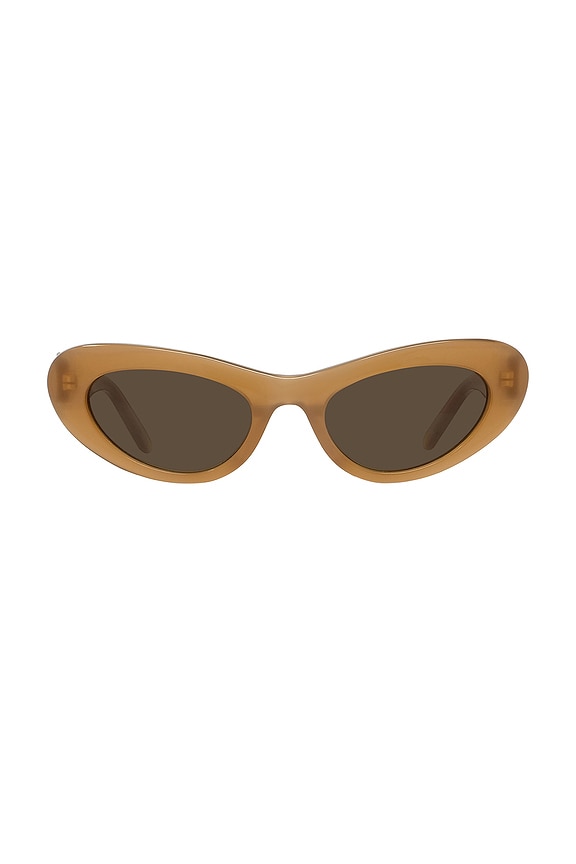 Saint Laurent SL M130 Sunglasses in Havana | FWRD