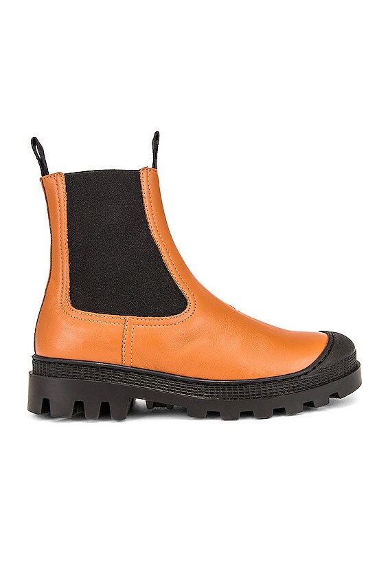 Loewe Chelsea Boot in Khaki Green | FWRD Loewe Chelsea Boot in Khaki Green | FWRD