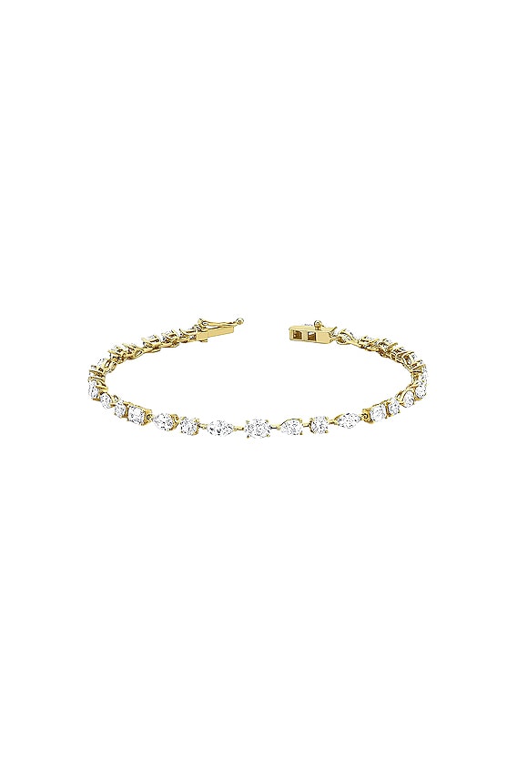 Alessandra Rich Crystal Star Embellished Leather Choker in
