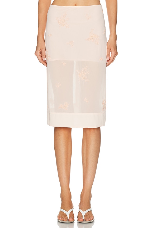 DRKSHDW by Rick Owens Soft Short Pillar Skirt in Natural | FWRD