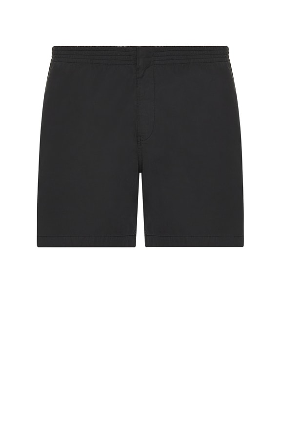 OAS Navy Diamond Terry Shorts in Blue | FWRD