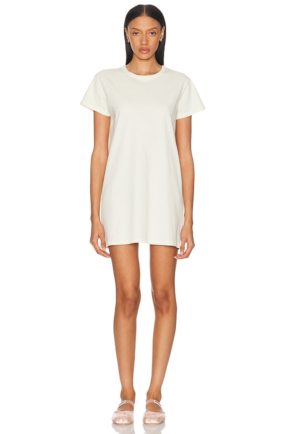 【 BALENCIAGA 】 シャツ ミニ ドレス Shirt Mini Dress Balenciaga Shirt Mini Dress in Faded Blue | FWRD