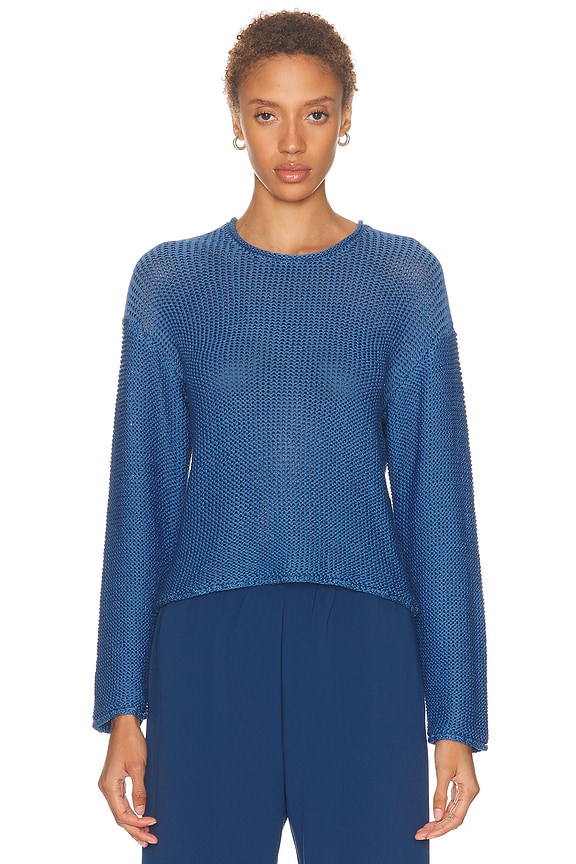 Acne Studios Oversized Sweater in Mint & Multi | FWRD