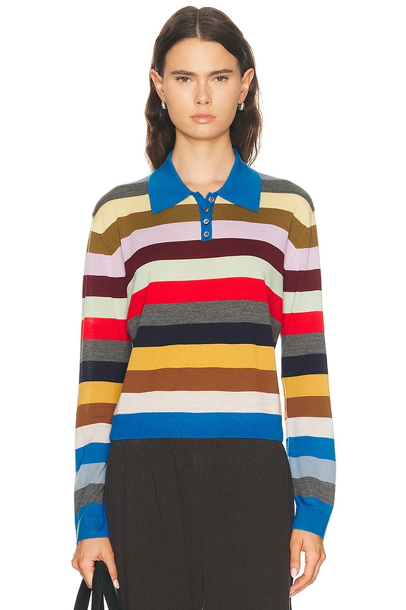 Emilio Pucci Long Sleeve Top in Multicolor | FWRD