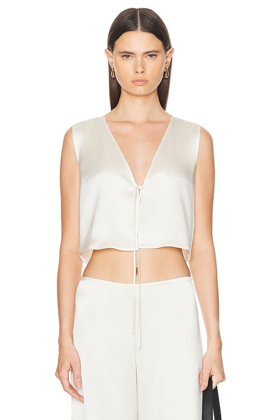 サ*ル様 VANILLANI MULTI PIPING TOPS WHITE L Saks Potts Sanne Top in White | FWRD