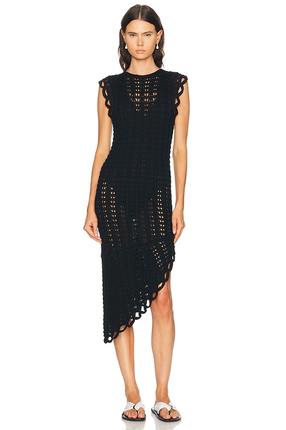 rachel comey crochet dress Rachel Comey Crochet Dress in Black