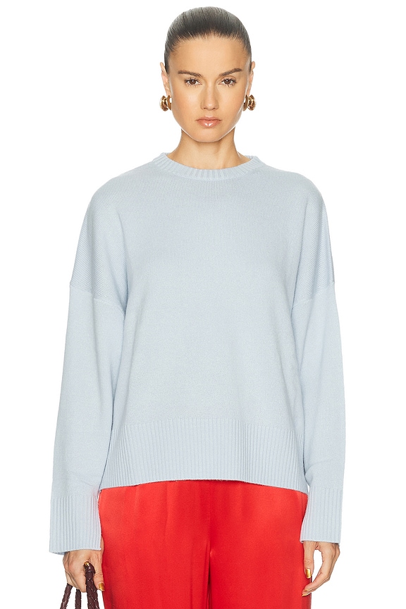 KHAITE Sabina Cashmere Sweater in Atmosphere | FWRD