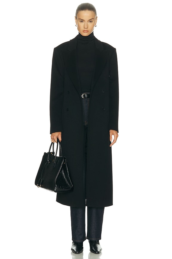 The Row Sallik Coat in Black | FWRD