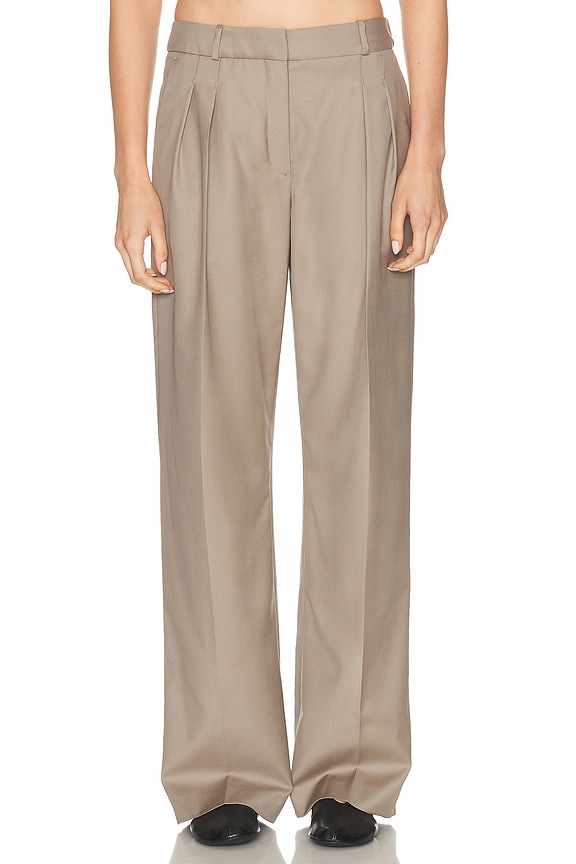 Cashmere Striped Polo Top