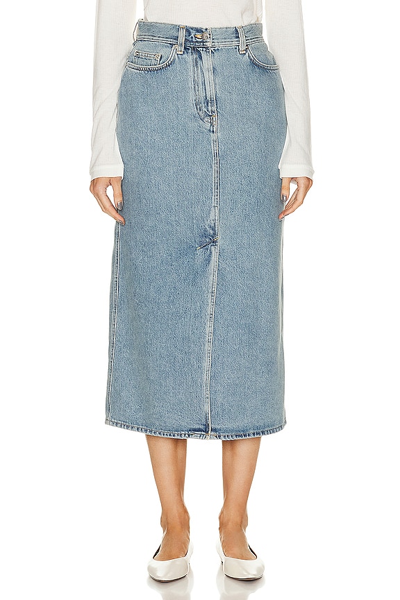 VVB(Victoria Victoria Beckham) スカート Victoria Beckham Cady Midi Dress | Blue | FARFETCH UK