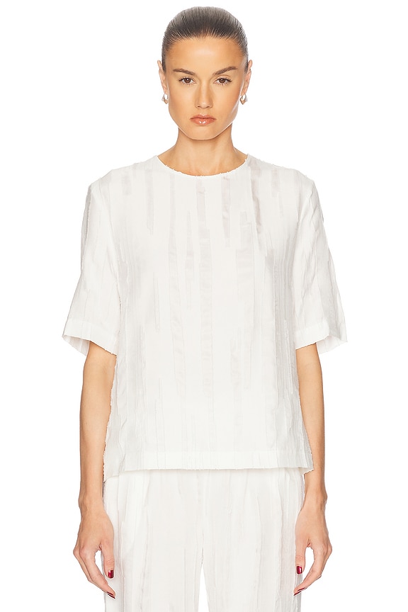 Isabel Marant Etoile Algar Top in White | FWRD