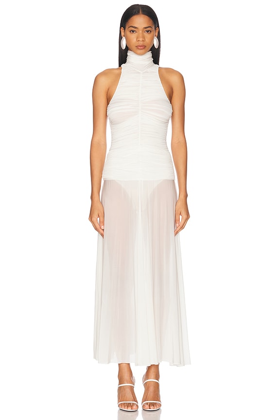 Sportmax Alceste Dress in Optical White | FWRD