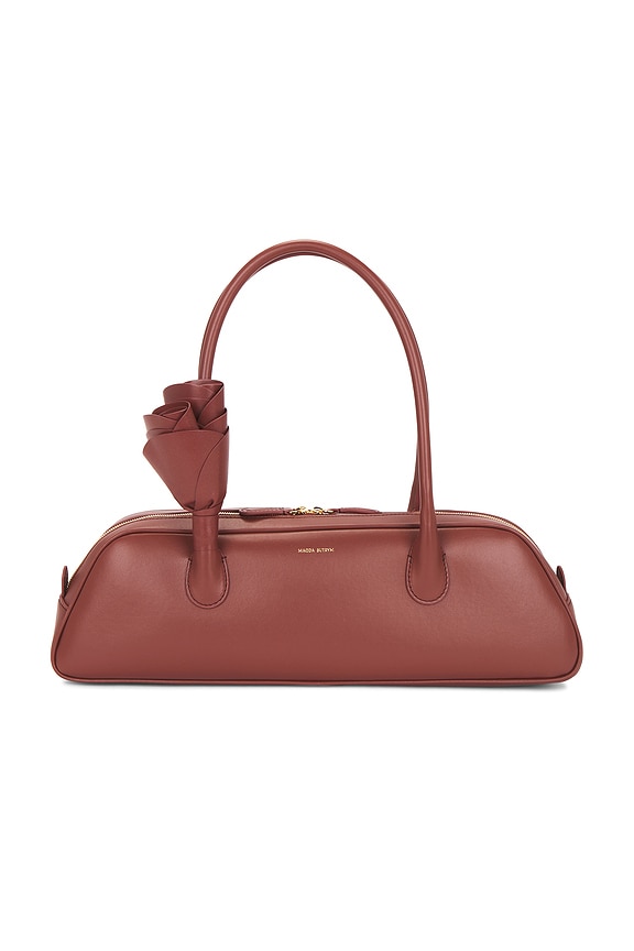 Magda Butrym Brigitte Trapeze Bag in Burgundy | FWRD