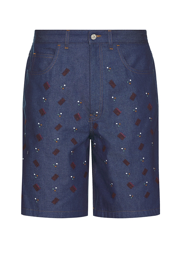 Rick Owens Drawstring Karloff Boxers in Black & Dust & Pearl