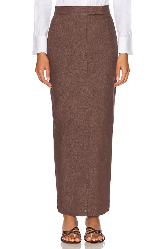 Max Mara Aprile Skirt in Brown | FWRD