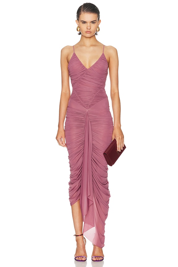seroya burgundy dress Ser.o.ya Selma Crepe Mini Dress L