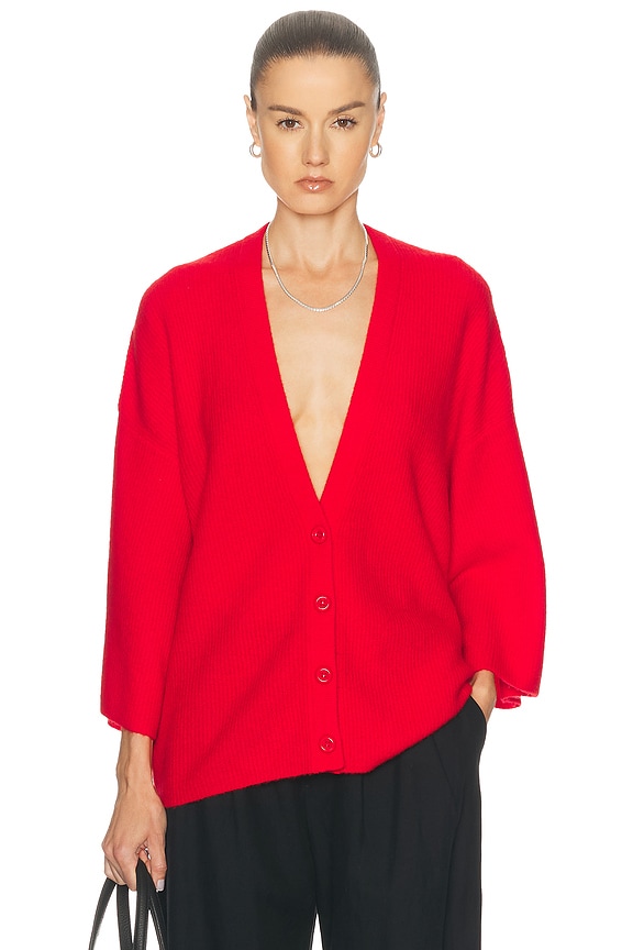 ALANUI Bandana Cardigan in Red | FWRD