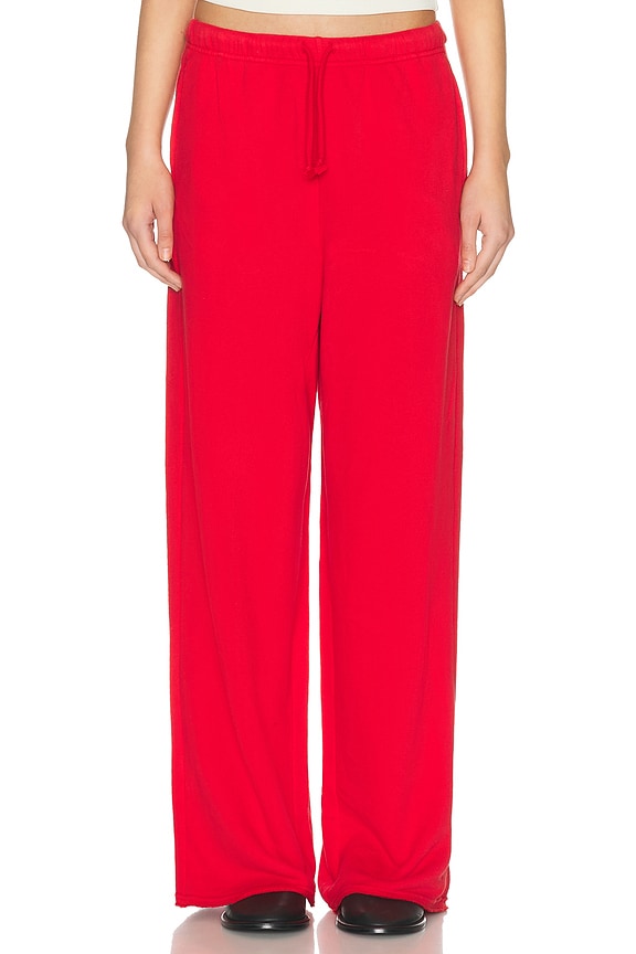 LESET Yoko Pocket Pant in Merlot | FWRD