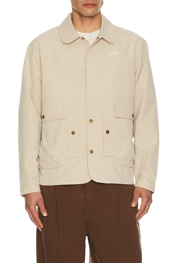 Visvim Pique Coverall in Ivory | FWRD