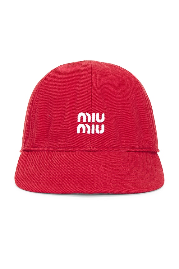 Miu Miu Baseball Cap in Tundra & Tabacco | FWRD
