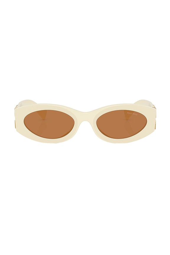 JACQUEMUS matte gold and sand sunglasses Jacquemus Aviator Sunglasses - Matt Gold/ Sand/ Yellow - 41  main image 2
