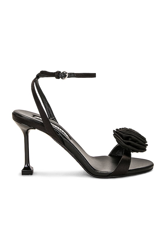 【関税込み】Isabel Marant ブラック Atria ヒールサンダル Isabel Marant Atria Strassy Sandal in Silver | FWRD