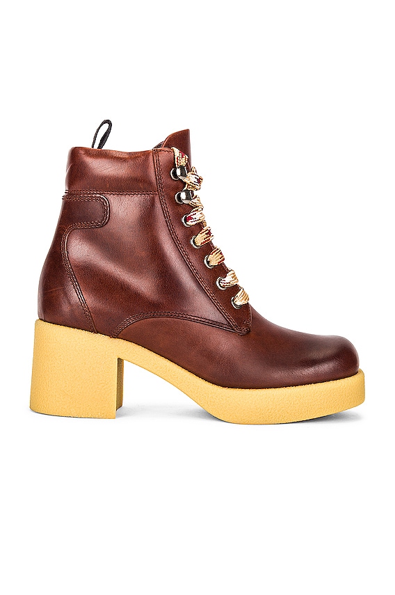 CHLOÉ Jamie leather and ribbed-knit ankle boots | THE OUTNET
