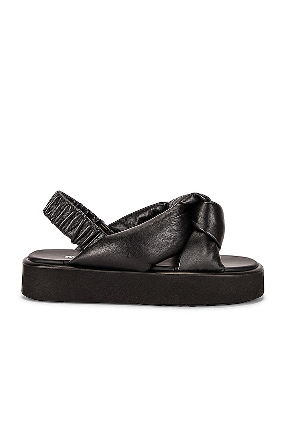 Alexander Wang Taji Platform Slide in Black | FWRD