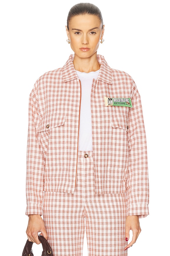 Burberry Check Cady Cape in Sand Ip Check | FWRD Burberry Check Cady Cape in Sand Ip Check | FWRD