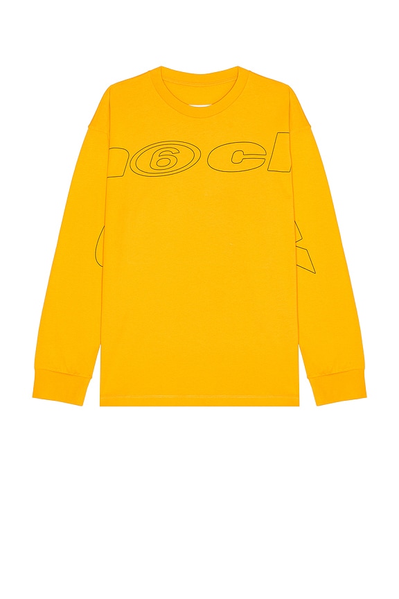 Acne Studios Long Sleeve T-Shirt in Neon Orange | FWRD