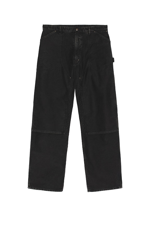 Amiri Embossed Croc Carpenter Jean in Dusk Black | FWRD