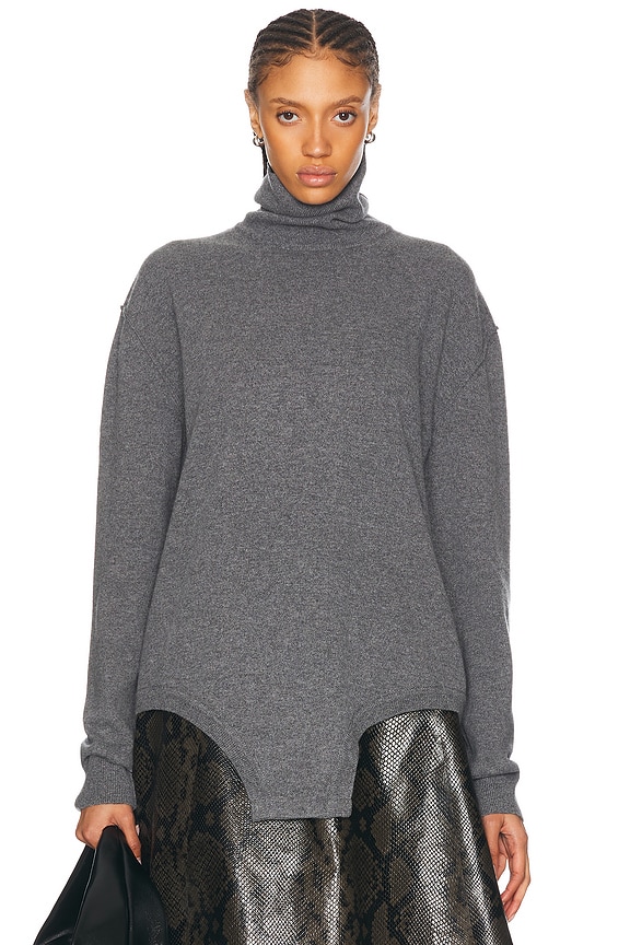 Bottega Veneta Knit Sweater in Mushroom | FWRD