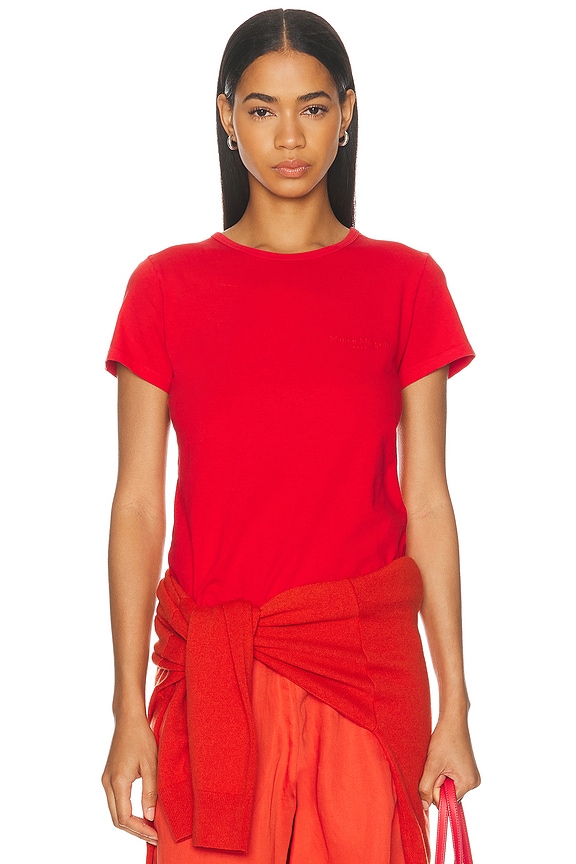 The Row Florie Top in Tomato Red | FWRD