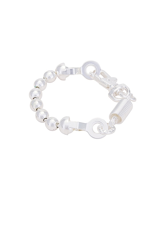 Raf Simons Knot Charm Necklace in Silver | FWRD