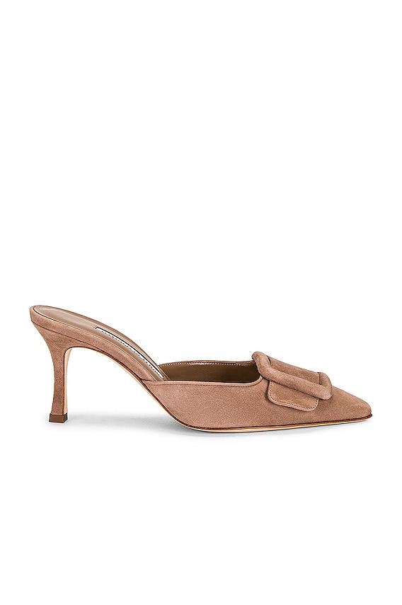 GIA BORGHINI x Pernille Teisbaek Pointed Mule in Cafe | FWRD GIA BORGHINI x Pernille Teisbaek Pointed Mule in Cafe | FWRD