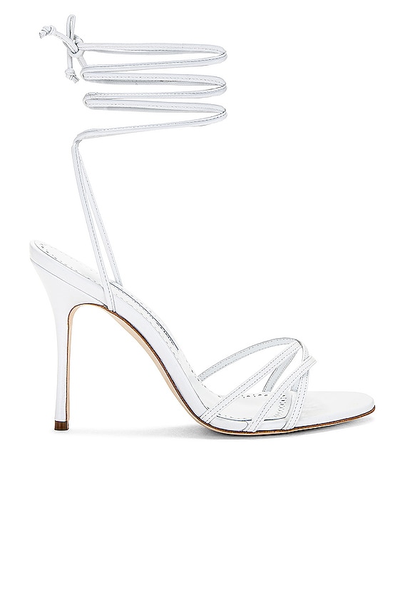 Manolo Blahnik LEVA サンダル - Silver | FWRD