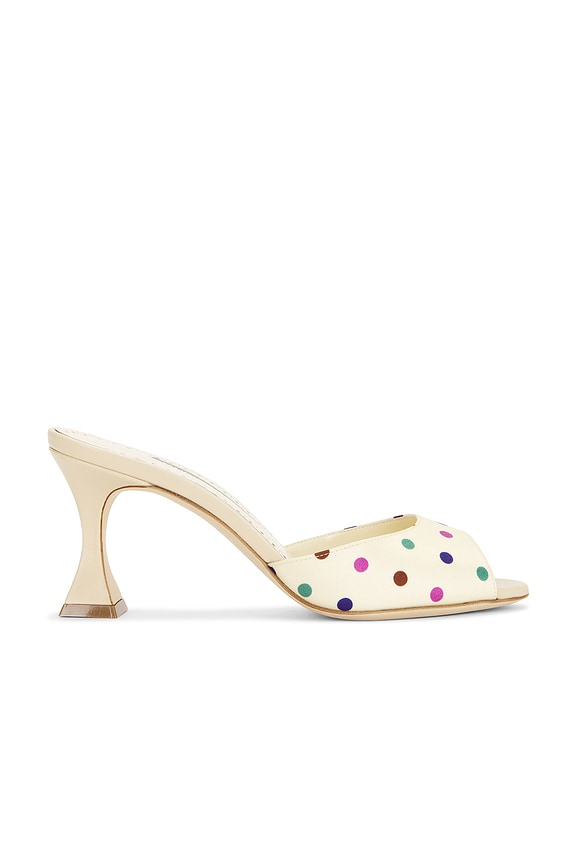 Manolo Blahnik Jada 70 Mule in Multi | FWRD
